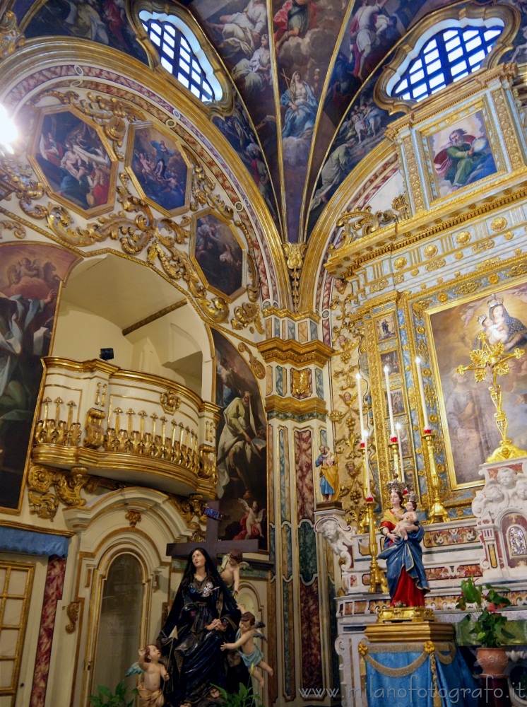 Gallipoli (Lecce) - Dettaglio dell'interno della Chiesa di Santa Maria della Purità